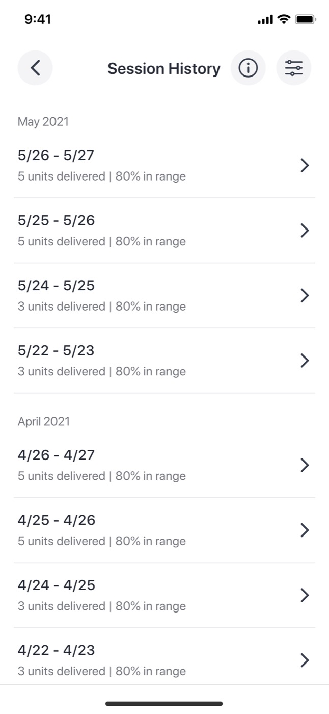 Session History (legacy)